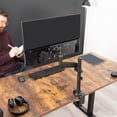 thumbnail image 2 of VIVO Articulating Single Pneumatic Spring Desk Mount Stand for Screens up to 32", 2 of 5