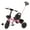 Pink, variant on LELINTA Toddler Tricycle with Push Handle,Toddler Bike for 1-4 Years Old Boy Girl, Toddler Push Tricycle, Baby Bike Balance Bike With Removable Pedal