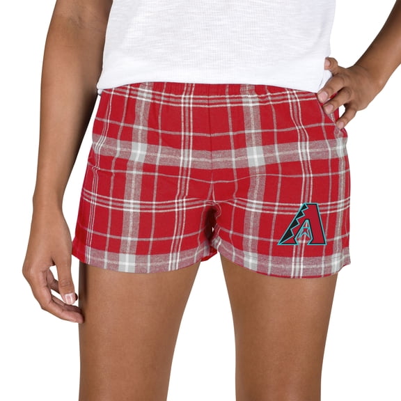 Women's Concepts Sport Red/Gray Arizona Diamondbacks Ultimate Flannel Shorts