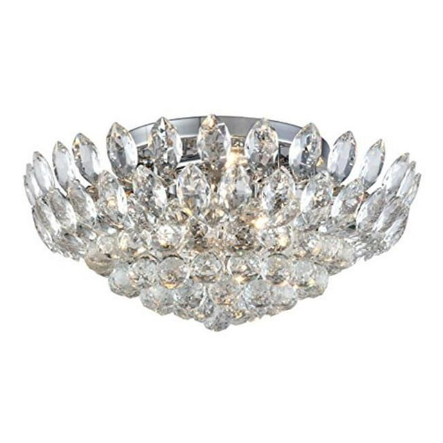 Elegant Lighting 3002F20C-RC Vesper 7 Lumière Encastrée - Chrome