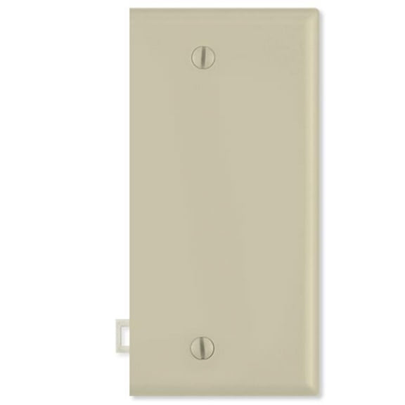 LVPSE14x-LVPSE14I Blank Sectional Wallplate End Section, Ivory