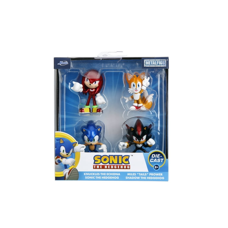 Jada Metalfigs Sonic the Hedgehog 4-Pack - Sonic, Tails, Knuckles