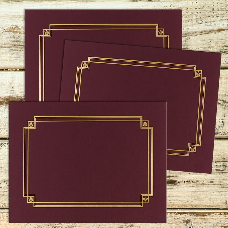 Premium Textured Certificate Holder, 12.65 x 9.75, Burgundy, 3/Pack Premium Textured Certificate Holder, 12.65 x 9.75, Burgundy, 3/Pack