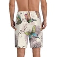 thumbnail image 6 of KLL Flying Butterflies-1 for Men's 1-Pack Shorts,Sleep Pajama Shorts for Men Soft Pj Shorts Men's Pajama Bottoms Sleepwear -X-Large, 6 of 7