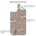 thumbnail image 4 of DistinctInk Custom SKIN / DECAL compatible with OtterBox Defender for iPhone 11 Pro (5.8" Screen) - Tan White Floral, 4 of 5