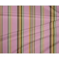 thumbnail image 3 of oneOone Tissu Polyester Lycra Multicolore à Rayures Tissu au Mètre 56 Pouces de Large, 3 of 3