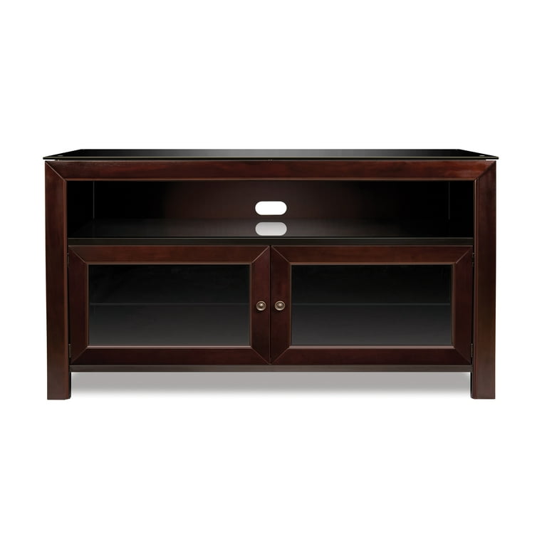 Dark mahogany 2024 tv stand