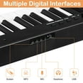 thumbnail image 2 of Glarry 88-Key Foldable Digital Electronic Piano Portable Keyboard with Handbag, Bluetooth, Black, 2 of 8