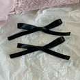 thumbnail image 7 of 1PC Fashion Hair Accessories Ballet Ribbon Headwear Bang Clip Sweet Bow Hairpin Bowknot Hair Clips WHITE 1PC, 7 of 7