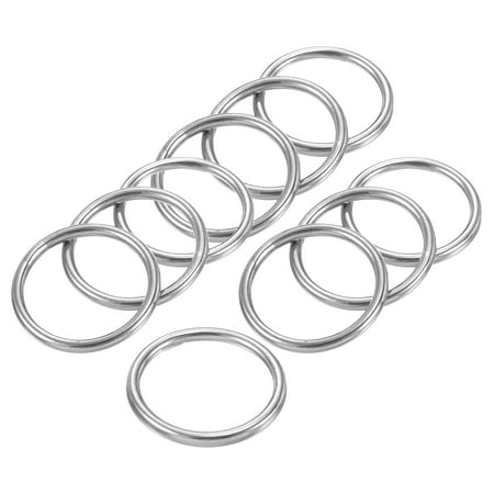 

25mmx31mm Dia 304 Stainless Steel O Ring Seamless Welded O-Ring for DIY 20 Pack