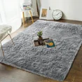 thumbnail image 5 of Lochas Fluffy Rug Soft Fuzzy Shag Carpet for Bedroom Living Room Indoor Home Decor Nursery Area Rugs, 5'x8',Gray, 5 of 7