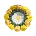 thumbnail image 2 of Siruishop Crochet Coaster Cute Compact Flower Coaster for Cafe Dining Room Living Room Yellow, 2 of 8
