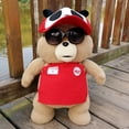 thumbnail image 5 of 8 styles Movie Teddy Bear Ted 2 Plush Toys In Apron Soft Stuffed Animals Plush 45cm A birthday present for a good friend, 5 of 5