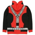 thumbnail image 2 of Marvel Deadpool Men's Suit Up Full Mask Hoodie (X-Large), 2 of 3