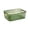 #1 Green【1 Storage Box】, variant on Acrylic Storage Organizer Box, Semi-Transparent Clear Vanity Holder, Cosmetic Container for Bedroom Countertop, Home Kitchen Organizational, 3.3" x 6.3" x 9.2", KTFgvq