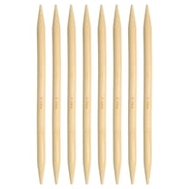 Uxcell 8Pcs Bamboo Knitting Needles Double Pointed Size US 13(9mm) 7.9 Inch