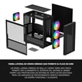 thumbnail image 5 of GABINETE DEEPCOOL CH560 E-ATX ARGB PANEL CRISTAL TEMPLADO NEGRO R-CH560-BKAPE4-G-1, 5 of 5