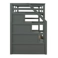 thumbnail image 3 of Twin-Over-Twin Bunk Bed with Twin Size Trundle and 3 Storage Stairs, 3 of 7