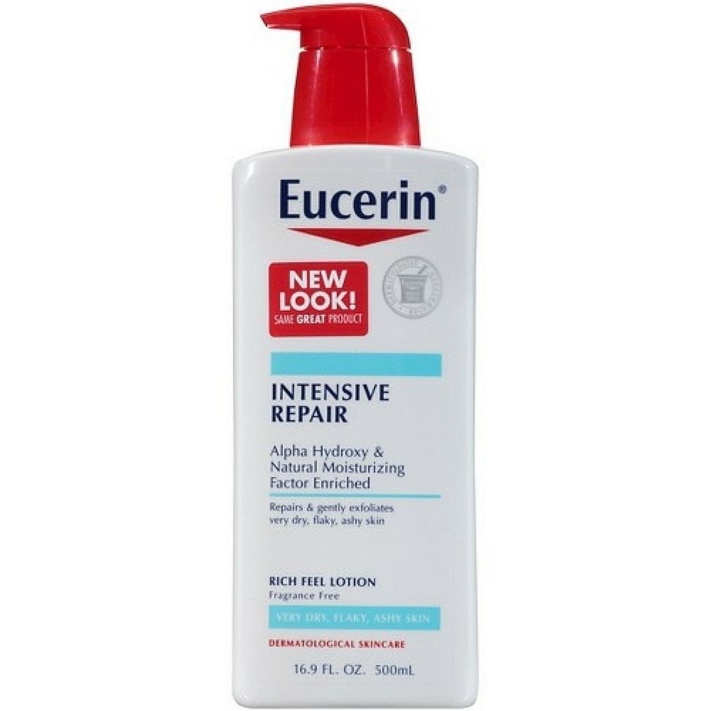 Eucerin Lotion Intensive Repair 16.9 Ounce Pump (500ml) (6 Pack