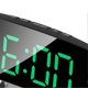 thumbnail image 2 of Digital Alarm Clock LED Luminous Function Special Mirror Design Intelligent Electronic Curved Clock, 2 of 4