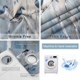 thumbnail image 4 of Teal Forest Birds Blackout Curtains for Bedroom/Living Room, Thermal Insulated Kitchen Curtains, Modern Oil Painting Farmhouse Grommet Darkening Window Treatment Drapes 42"x63"x2, 4 of 8