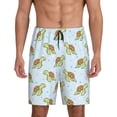 thumbnail image 3 of Lsque Cartoon Sea Turtle Mens Sleep Pajama Shorts,Short Pajama Pants, Cotton Ultra-Soft Knit-XX-Large, 3 of 9