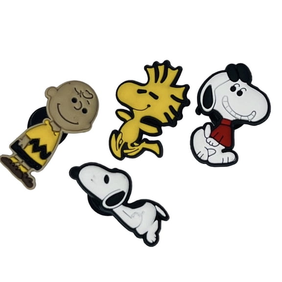 Cartoon Snoopy Dog Peanuts Decorative Charms for Clogs, Bracelets, Purses, DIY
