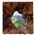 thumbnail image 3 of Ambesonne Puerto Rico Shower Curtain, Cave in Arecibo Rock, 69"Wx84"L, Multicolor, 3 of 5