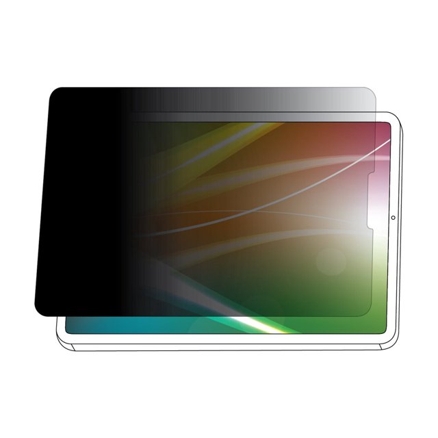 3M Bright Screen Privacy Filter - Screen privacy filter (landscape) for tablet - bright - 2-way - adhesive - black - for Apple 12.9-inch iPad Pro (3rd generation, 4th generation, 5th generation)