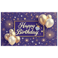 thumbnail image 3 of Decorative Design Happy Birthday Banner Colorful Balloons Celebration Backdrop for Birthday Party Event Decoration Photo Shoot, 3 of 8