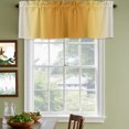 2 Pack Valances for Windows, Ombre Mustard Yellow Window Valances for ...