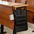 thumbnail image 6 of Clearance Under $7, 1 Pack Hanging Organizer Bag Chair Side Storage Caddy, 5-Pocket Book and File Holder, Durable Oxford Cloth for Table Edge or Chair Arm, ONE(black2), 6 of 6
