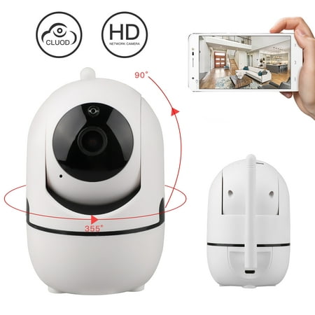 Wireless PTZ Security Camera, 1080P HD IP Camera, WiFi Home Indoor Camera for Baby/Pet/Nanny, Motion Detection, 2 Way Audio Night Vision, Cloud Storage (The Best Cloud Storage Services)