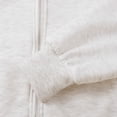 thumbnail image 6 of Duoif Womens Zip up Hoodies Short Zippered Solid Color Sweatshirt Jackets for Women White M, 6 of 9