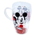 thumbnail image 3 of Taza plateada con forma de corazón de Minnie y Mickey de Buffalo Disney, 450 ml, 3 of 9
