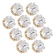thumbnail image 2 of 10 piezas de garra de costura de diamante de vidrio cuadrado de grasa alta accesorios de ropa decoraciones K9 10 mm blanco, 2 of 5