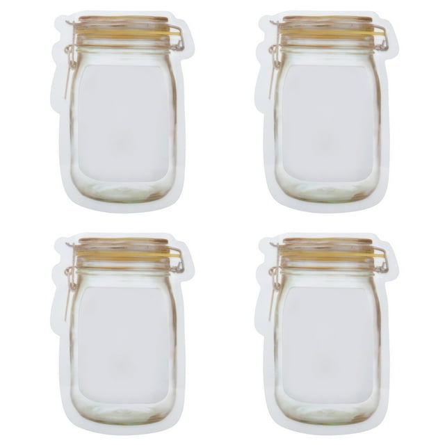 Bolsa de almacenamiento de aperitivos, botella transparente portátil multiusos, bolsa de almacenamiento portátil, bolsa de almacenamiento de sellado de botellas construida para durar