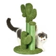 thumbnail image 6 of Vibrant Life Cactus Cat Scratching Post with Toy Ball, Green, 6 of 9