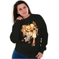 thumbnail image 5 of XOMG POP Music Fan Heart Bella Women Crewneck Sweatshirt Brisco Brands L, 5 of 6