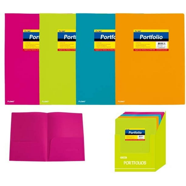 Poly Portfolio Folder with Two Inner Pockets (Style 28D) Case Pack 48