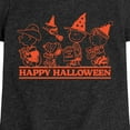 thumbnail image 3 of Peanuts - Orange Happy Halloween - Toddler & Youth Girls Short Sleeve Graphic T-Shirt, 3 of 6