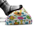 thumbnail image 5 of Marine Foot Rest, Aquatic Theme with Colorful Cartoon Fish Swimming in Exotic Ocean Image, Non-Slip Backing Adjustable Ergonomic Memory Foam Leg Support for Office, Multicolor, by Ambesonne, 5 of 5