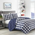thumbnail image 2 of Eddie Bauer Lakehouse Plaid Blue Quilt Set, King, 2 of 4