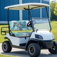 thumbnail image 3 of Jeiento Watercolor Sea Turtle Golf Cart Seat Covers for Front Seat Golf Cart Backrest Bench Covers for More 2-Person Seats Club Car Decor, 3 of 7