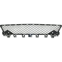 Bumper Grille Compatible With 2012-2015 Mercedes Benz C250 2012-2014 C300 Textured Black