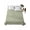 Green, variant on Queen Flat Sheet 90"x102", Grey White Stripes Soft Lightweight Bedding Flat Sheets Only, Simple Geometric Modern Monochrome Brushed Microfiber Top Bed Sheet, Breathable StainResistant Bedsheets