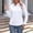 White, variant on Only Moment Button Down Shirts for Women Long Sleeve V Neck Polyurethane Fiber Blouses Dressy Casual Work Shirt 2026 Summer Spring Fashion Clothing Blue,S