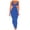 Blue, variant on IROINNID Sheath Dress For Women Fashion Irregular Backless Night-club Party Sling Long Dress Ankle-Length Solid Color Dress