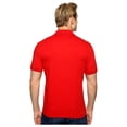 thumbnail image 3 of Lacoste Short Sleeve Jersey Interlock Regular Fit Mens Polos Size L, Color: Red, 3 of 10