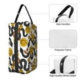 thumbnail image 3 of Goofa Snake And Rose Printed Toiletry Bag with Handle,Large Capacity Travel Makeup Cosmetic Bag for Women, Carry on Airport Airline Compliant Bag, 3 of 9